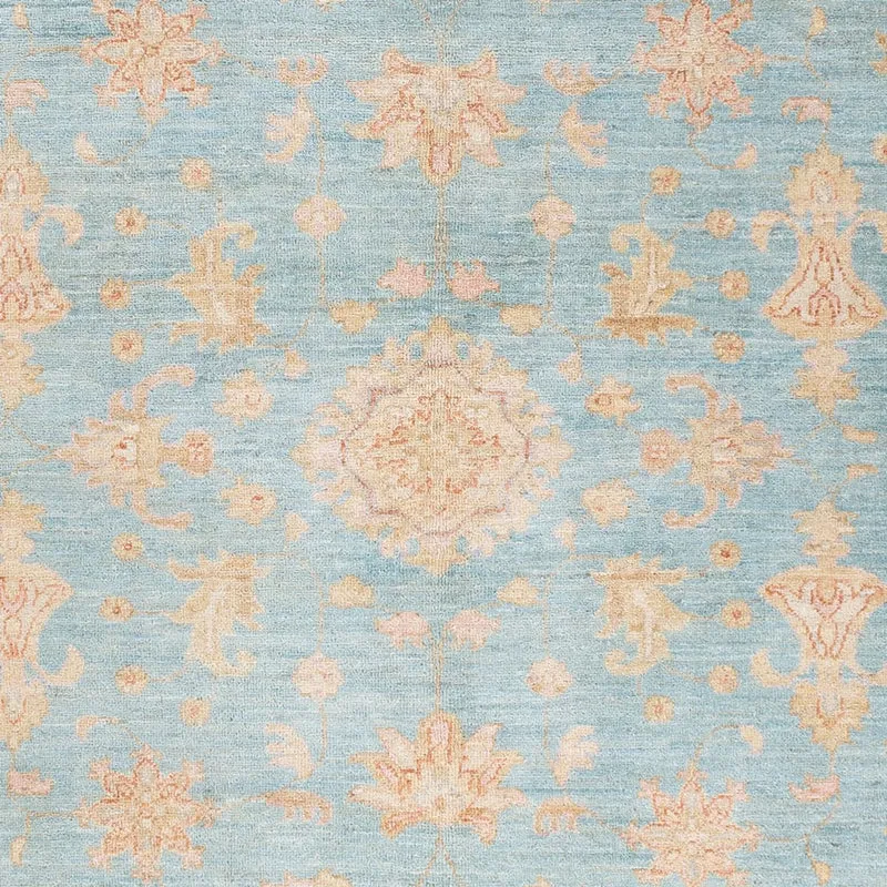 Ziegler Teppich - 177 x 235 cm - hellblau