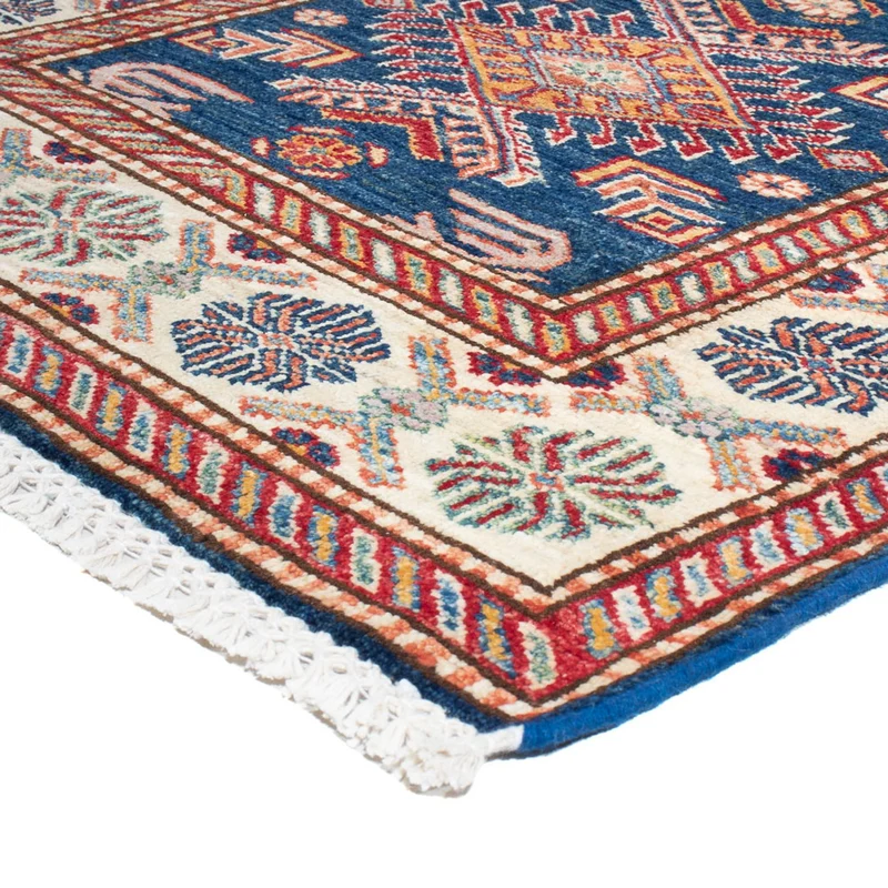 Kazak Teppich 84x299cm - Orientteppich - blau