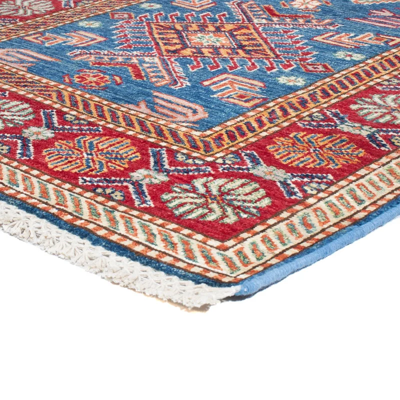Kazak Teppich 80x302cm - Orientteppich - blau