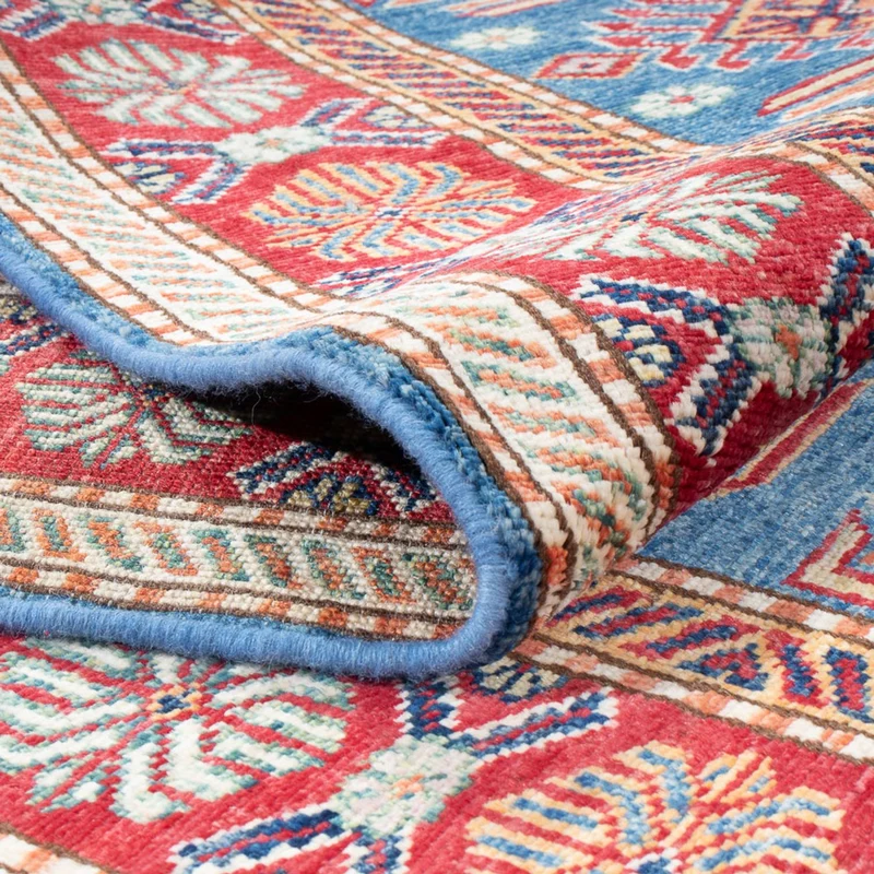 Kazak Teppich 80x302cm - Orientteppich - blau