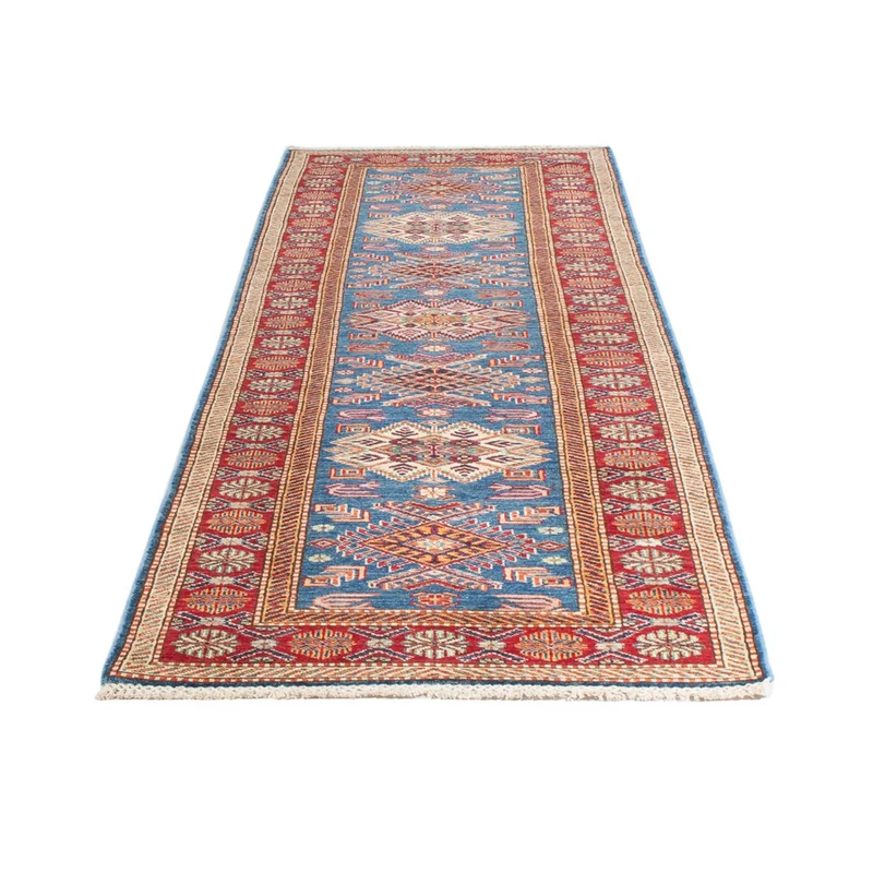 Kazak Teppich 80x302cm - Orientteppich - blau
