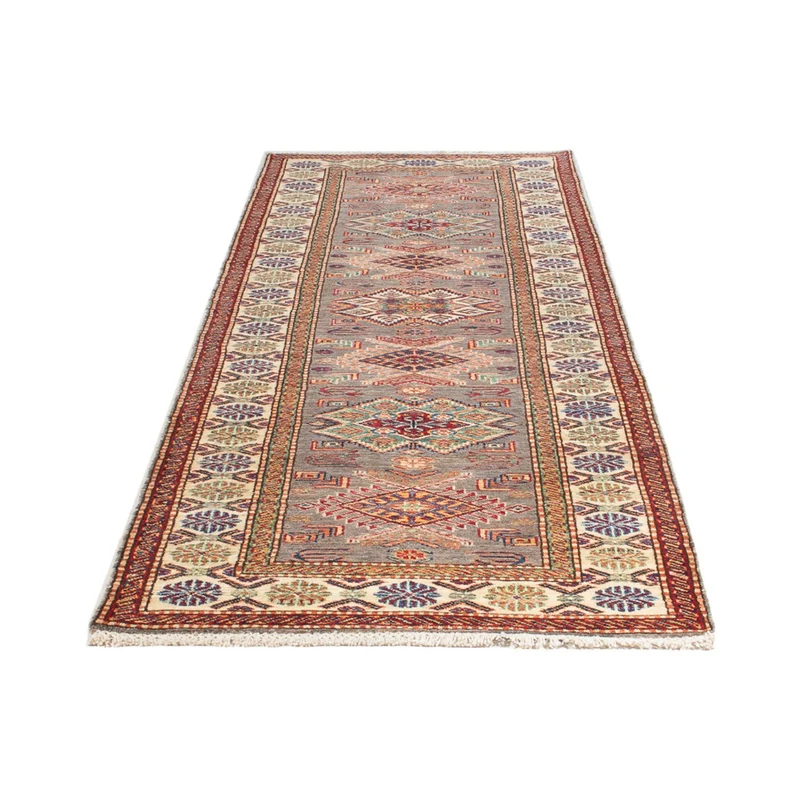 Kazak Teppich 83x293cm - Orientteppich - dunkelbeige