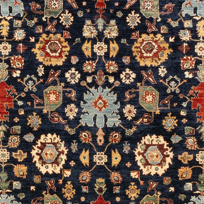Ziegler Teppich - Ariana - 270 x 363 cm - dunkelblau