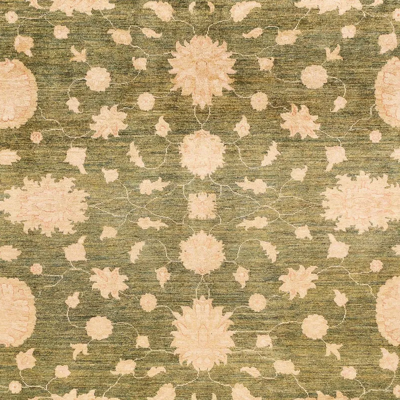 Ziegler Teppich 275x365cm - Orientteppich - olivgrün