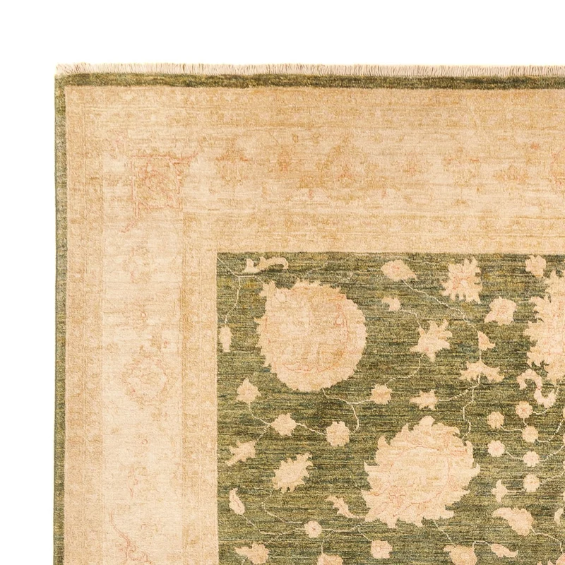 Ziegler Teppich 275x365cm - Orientteppich - olivgrün