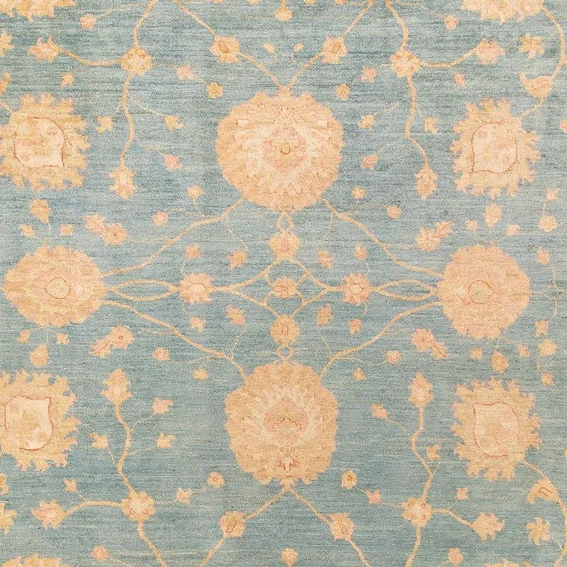 Ziegler Teppich 277x363cm - Orientteppich - hellblau