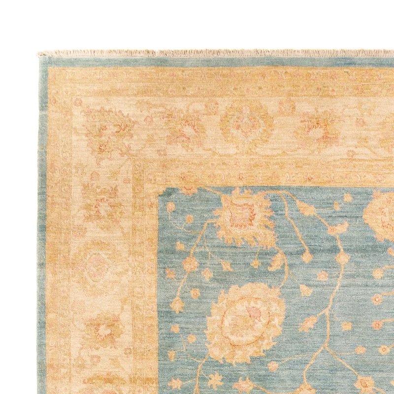 Ziegler Teppich 277x363cm - Orientteppich - hellblau
