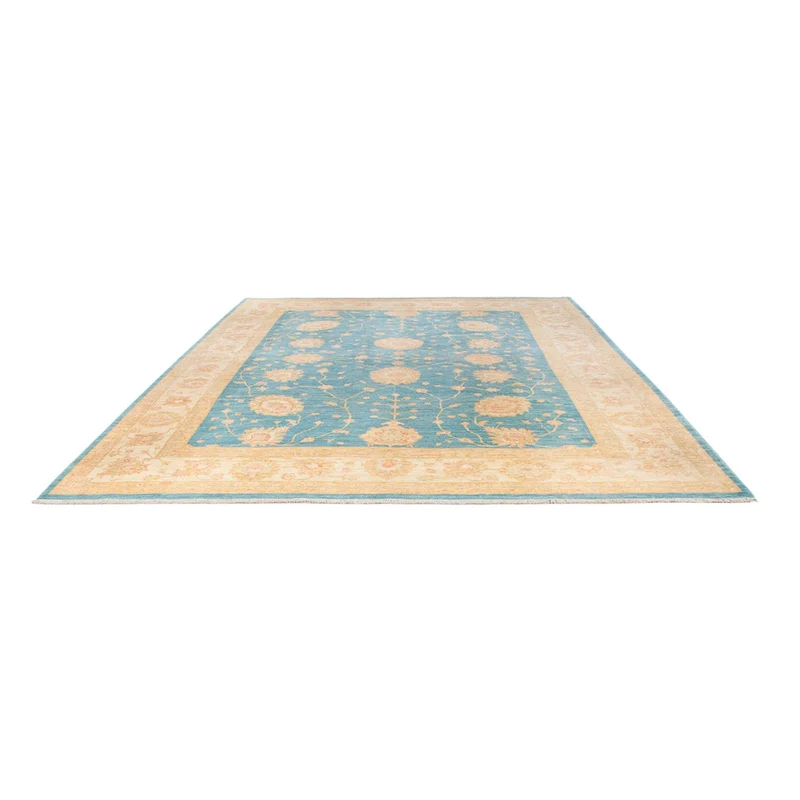 Ziegler Teppich 277x363cm - Orientteppich - hellblau