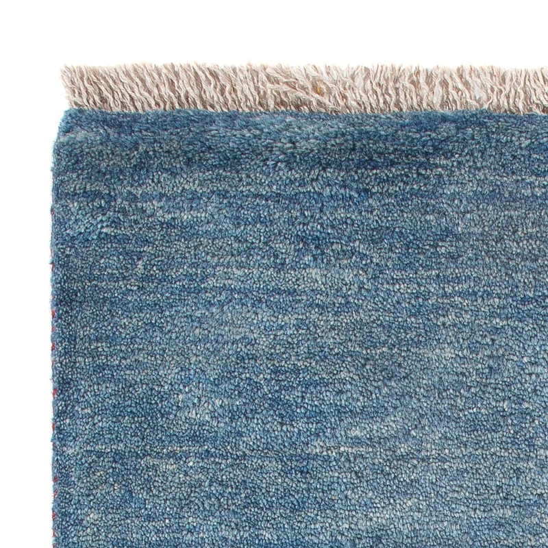 Gabbeh Teppich - Perser - 60 x 84 cm - seeblau