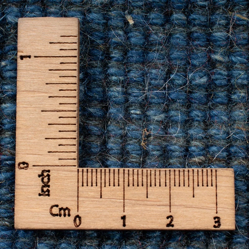 Gabbeh Teppich - Perser - 60 x 84 cm - seeblau