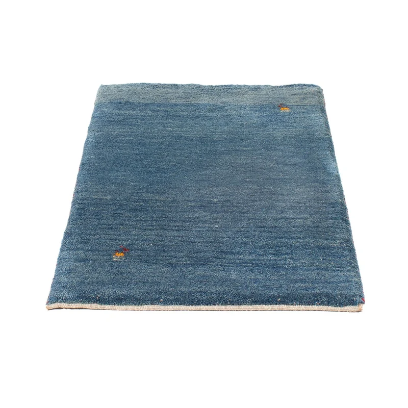 Gabbeh Teppich - Perser - 62 x 88 cm - seeblau