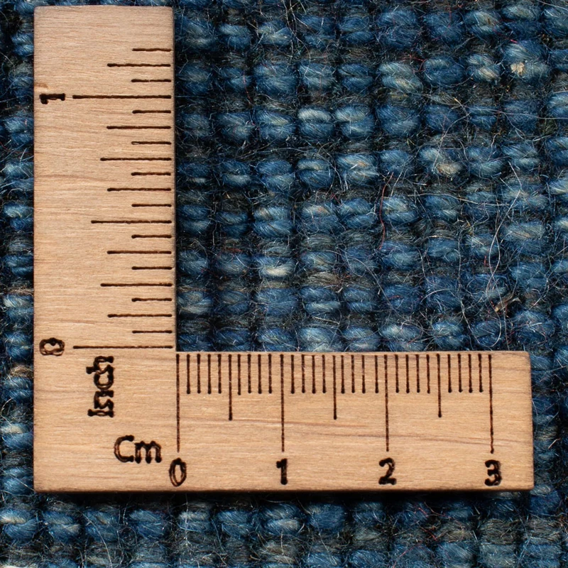 Gabbeh Teppich - Perser - 62 x 88 cm - seeblau