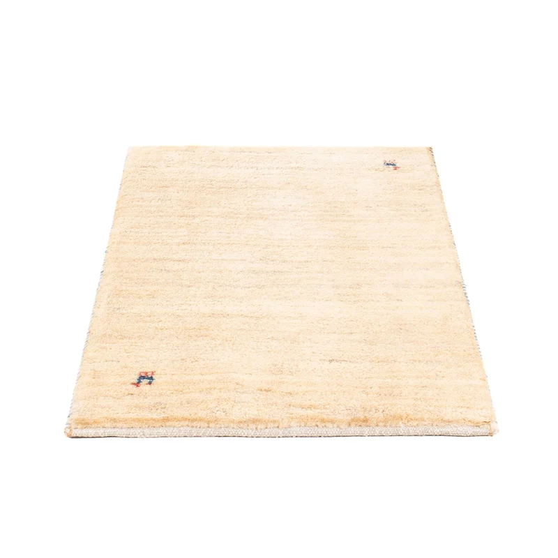Gabbeh Persisch Teppich 60x88cm - Perserteppich Wollteppich - beige