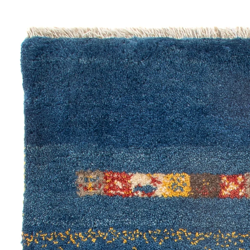 Gabbeh Persisch Teppich 63x87cm - Perserteppich Wollteppich - mehrfarbig