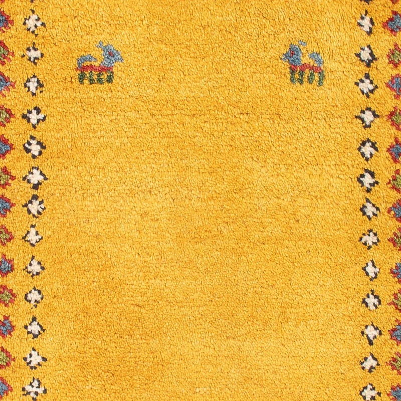 Gabbeh Persisch Teppich 62x84cm - Perserteppich Wollteppich