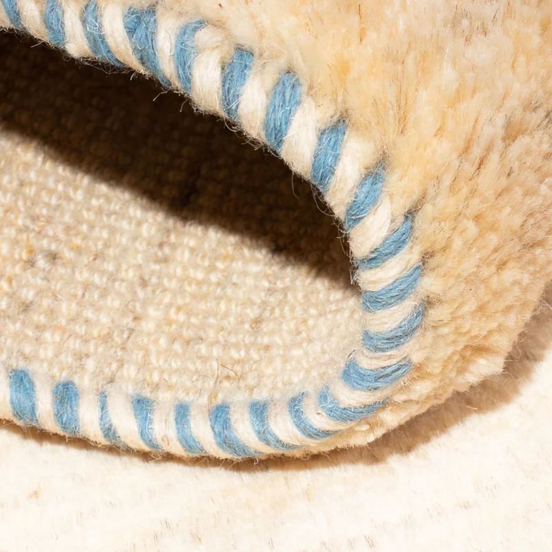 Gabbeh Persisch Teppich 60x90cm - Perserteppich Wollteppich - beige