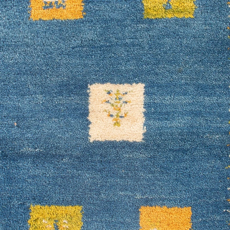 Gabbeh Persisch Teppich 59x89cm - Perserteppich Wollteppich - mehrfarbig