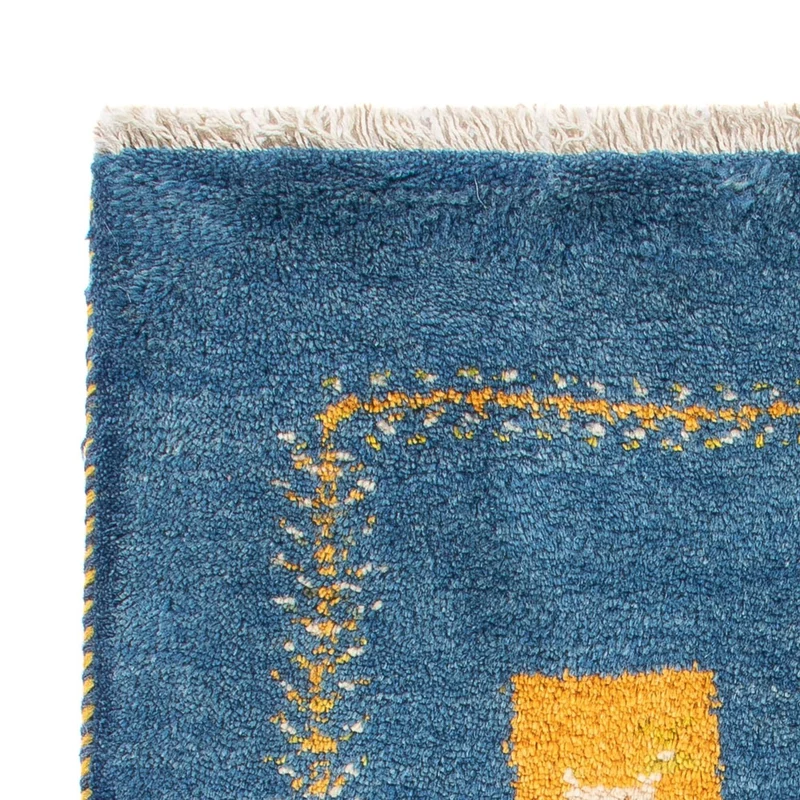 Gabbeh Persisch Teppich 59x89cm - Perserteppich Wollteppich - mehrfarbig