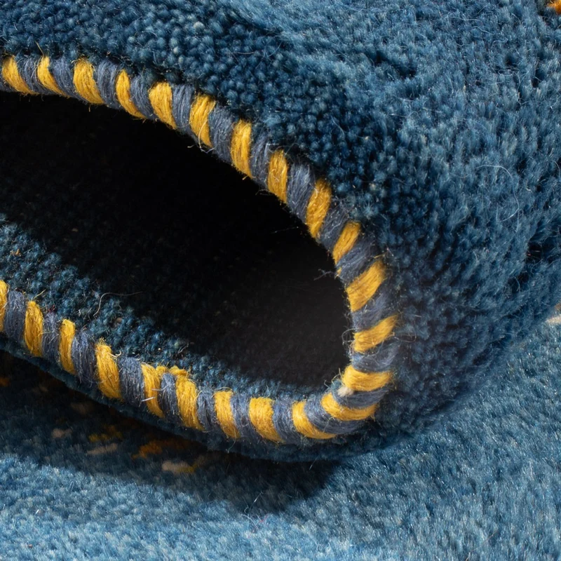 Gabbeh Persisch Teppich 59x89cm - Perserteppich Wollteppich - mehrfarbig