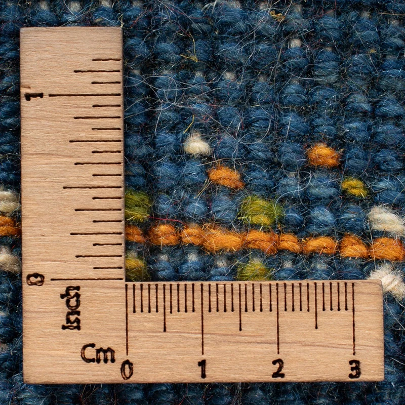 Gabbeh Persisch Teppich 59x89cm - Perserteppich Wollteppich - mehrfarbig
