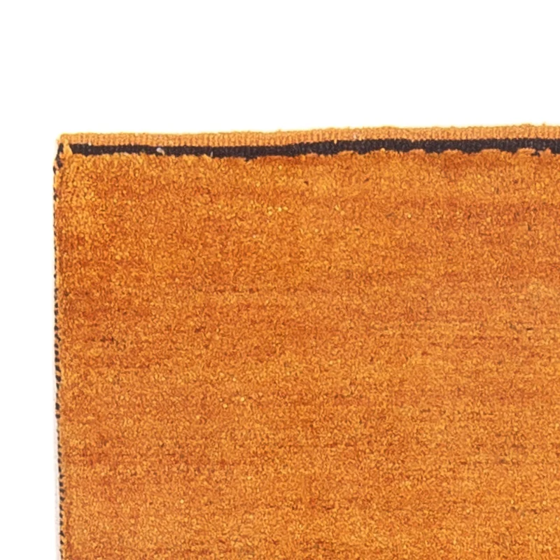 Gabbeh Persisch Teppich 74x220cm - Perserteppich Wollteppich - orange