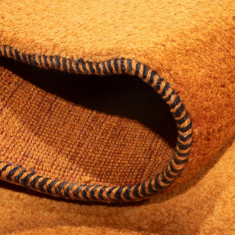 Gabbeh Persisch Teppich 74x220cm - Perserteppich Wollteppich - orange