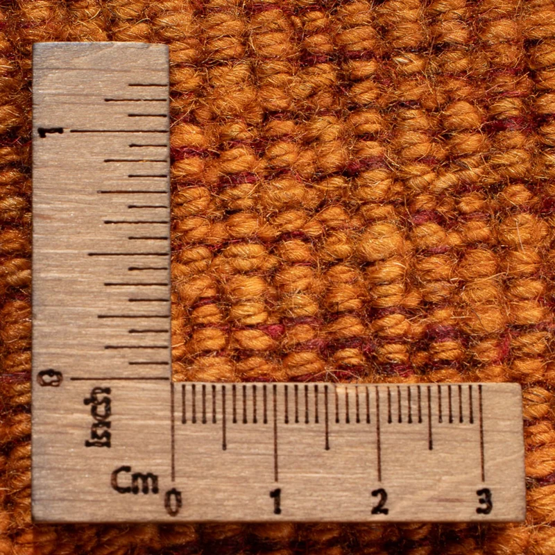 Gabbeh Persisch Teppich 74x220cm - Perserteppich Wollteppich - orange