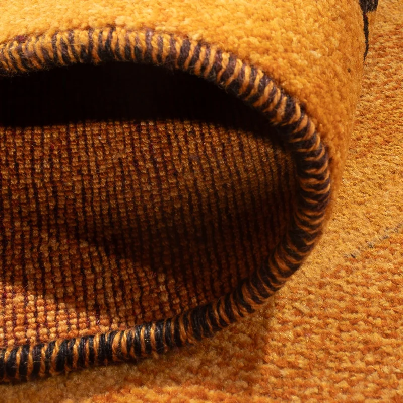 Gabbeh Persisch Teppich 85x236cm - Perserteppich Wollteppich - orange