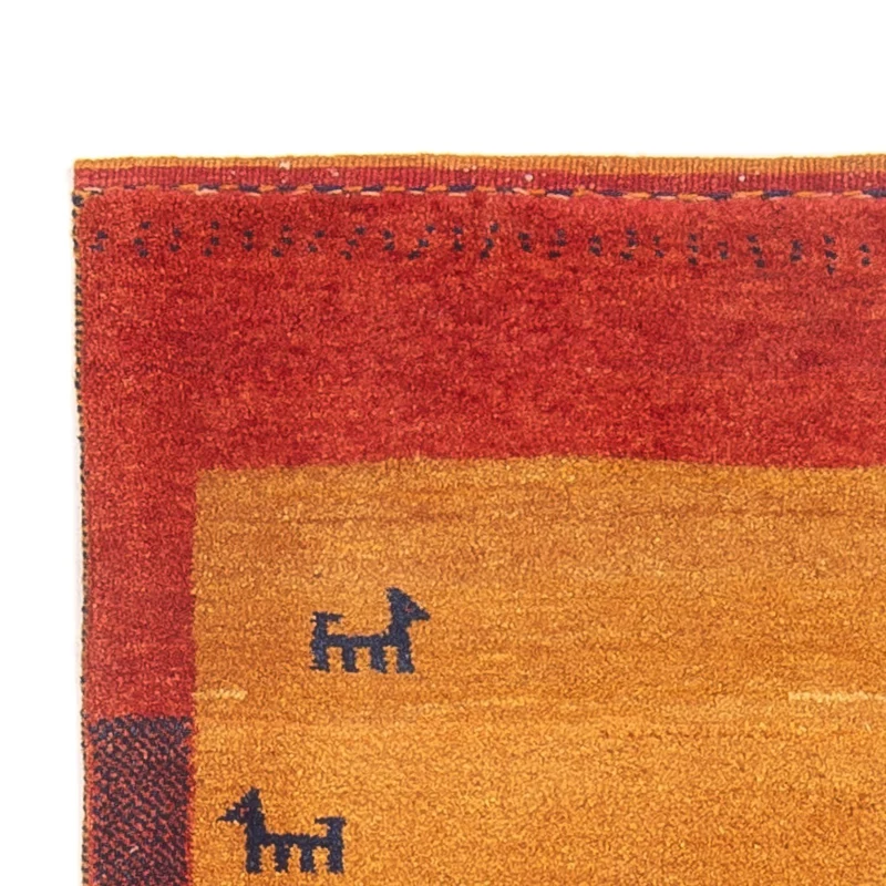 Gabbeh Persisch Teppich 82x216cm - Perserteppich Wollteppich - mehrfarbig