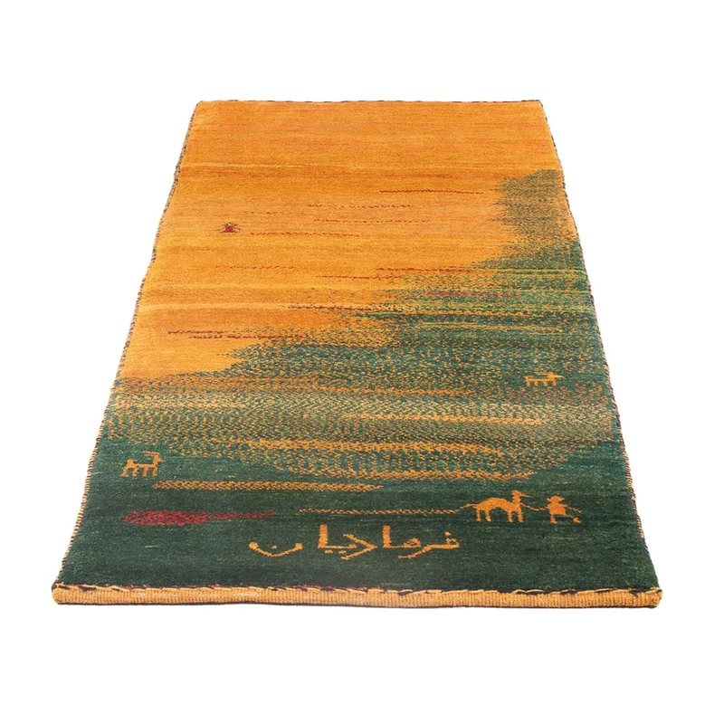 Gabbeh Persisch Teppich 71x186cm - Perserteppich Wollteppich - mehrfarbig