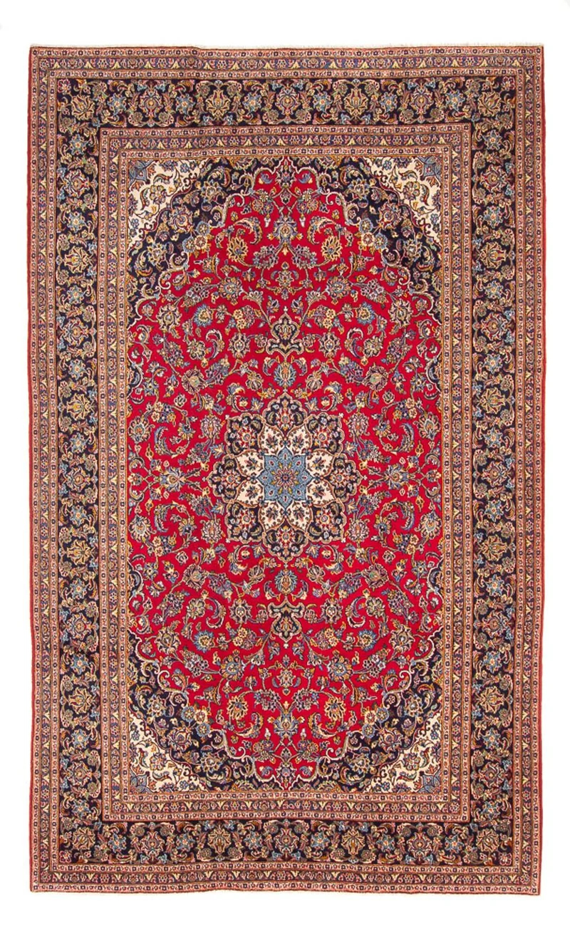 Keshan Teppich 209x326cm - Perserteppich - rot