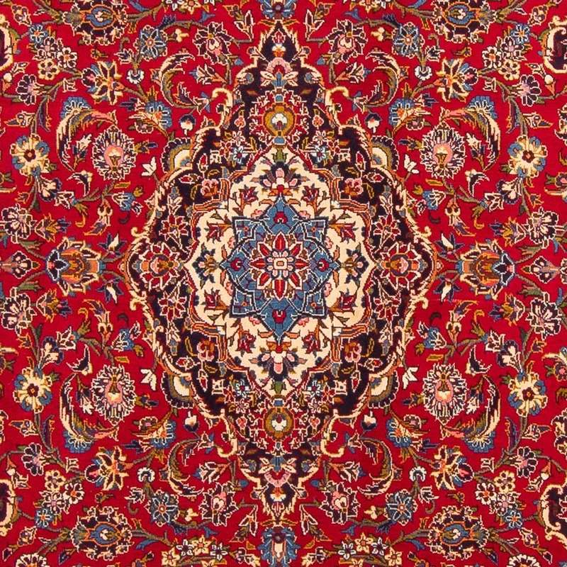 Keshan Teppich 210x335cm - Perserteppich - rot