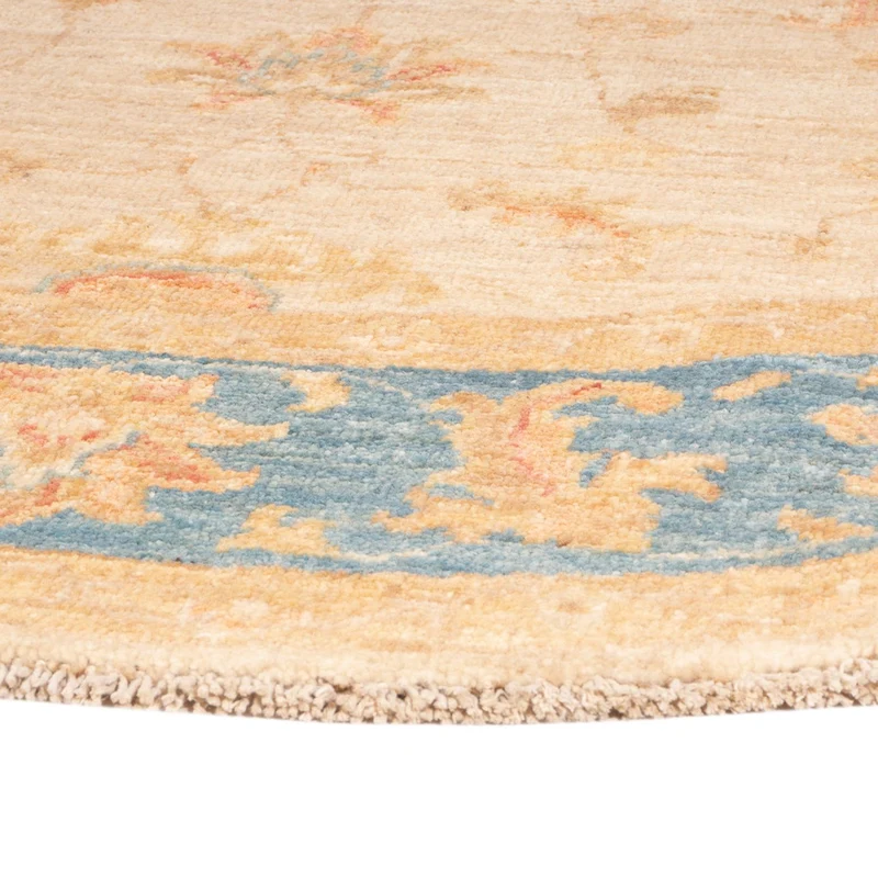 Ziegler Teppich rund - 146 x 152 cm - beige