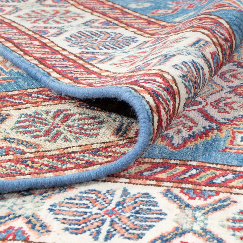 Läufer Ziegler - Kazak - 82 x 290 cm - blau