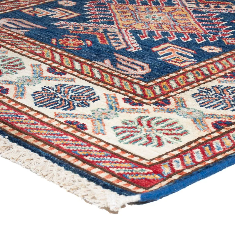 Kazak Teppich 84x302cm - Orientteppich - blau