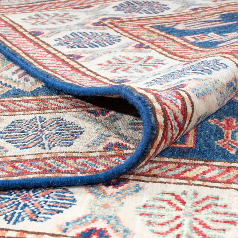 Kazak Teppich 84x302cm - Orientteppich - blau
