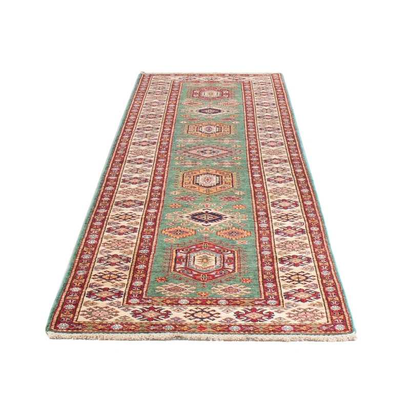 Kazak Teppich 77x311cm - Orientteppich - grün