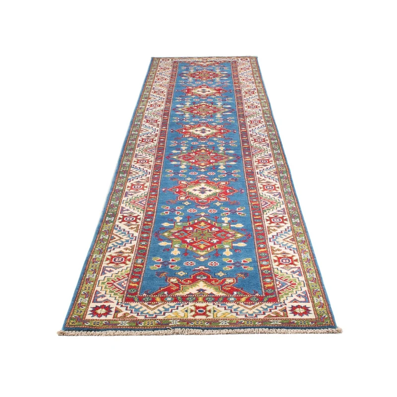 Läufer Ziegler - Kazak - 78 x 403 cm - dunkelblau
