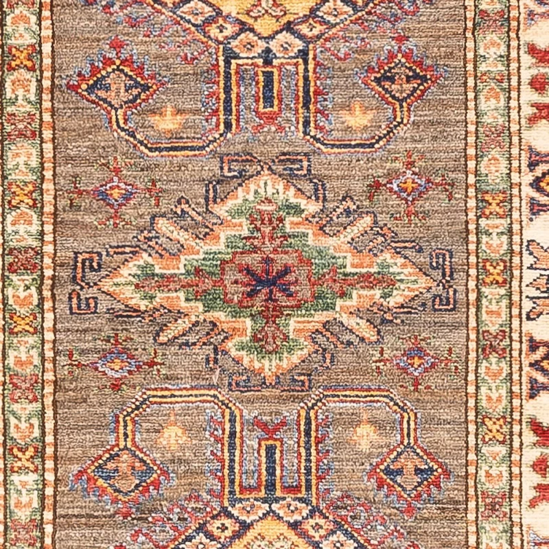 Kazak Teppich 79x305cm - Orientteppich - dunkelbeige