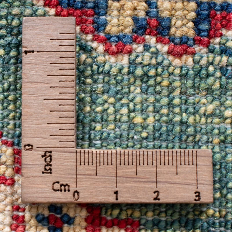 Kazak Teppich 76x295cm - Orientteppich - grün
