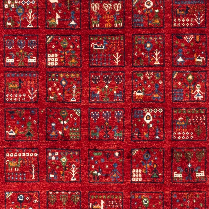 Gabbeh Teppich - Loribaft Perser - Royal - 82 x 124 cm - mehrfarbig