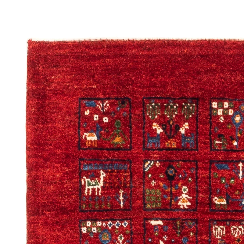 Gabbeh Teppich - Loribaft Perser - Royal - 82 x 124 cm - mehrfarbig