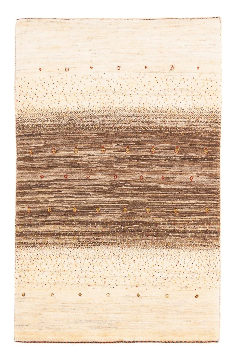 Loribaft Teppich Perser 82x121cm - Orientteppich - grau