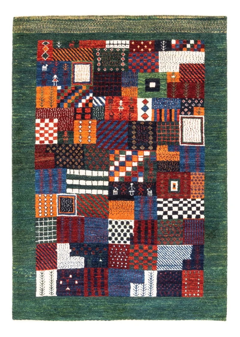 Loribaft Teppich Perser 83x118cm - Orientteppich - mehrfarbig