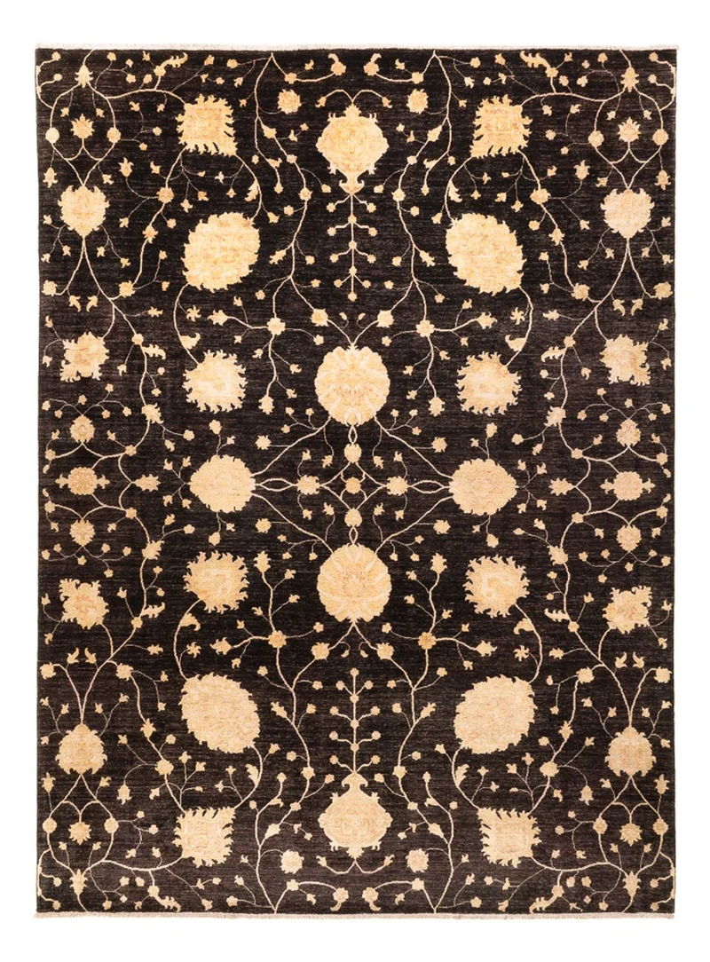 Ariana Teppich 277x374cm - Orientteppich - schwarz