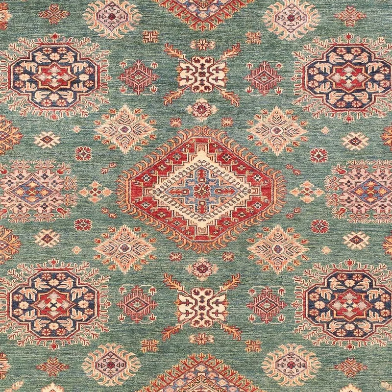 Kazak Teppich 276x366cm - Orientteppich - minzgrün