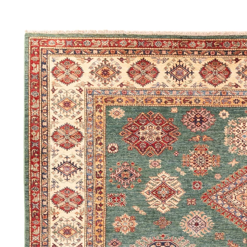 Kazak Teppich 276x366cm - Orientteppich - minzgrün