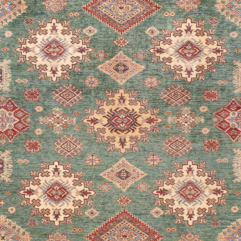 Kazak Teppich 267x363cm - Orientteppich - minzgrün