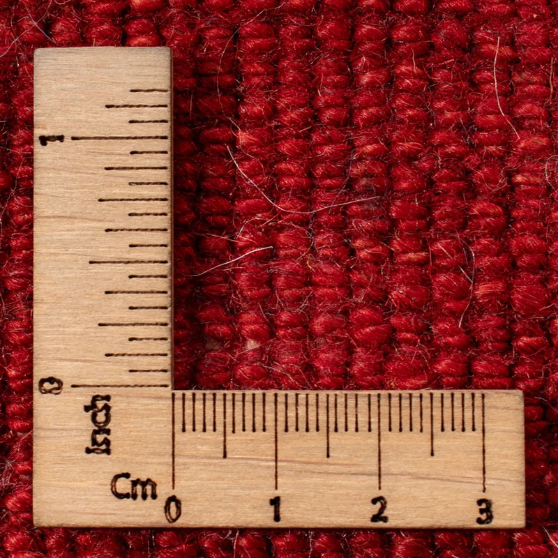 Gabbeh Persisch Teppich 62x90cm - Perserteppich Wollteppich - rot