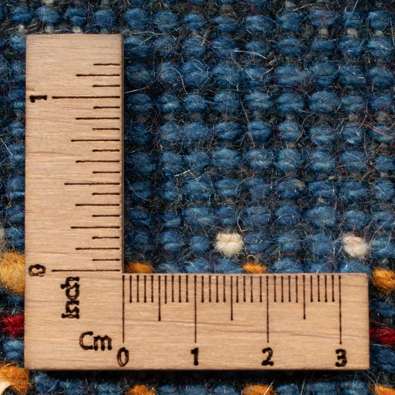 Gabbeh Persisch Teppich 59x87cm - Perserteppich Wollteppich - mehrfarbig